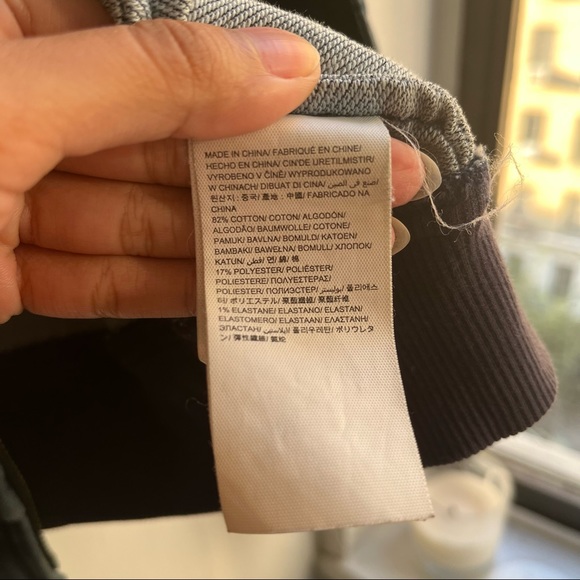 {Calvin Klein} 🔷 Denim Bomber Jacket - Picture 4 of 5